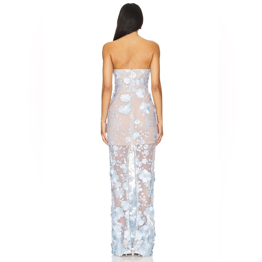 NWOT BRONX AND BANCO JASMINE POWDER BLUE MAXI DRESS - Picture 9 of 17